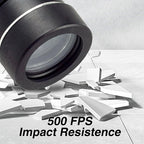 Lens Caps Guard Protectors, Scope Cover & Red Dot Sight Lens Cover, 500 FPS Impact Resistant Lens Protector for Flashlight(2 Pack)