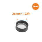 Lens Caps Guard Protectors, Scope Cover & Red Dot Sight Lens Cover, 500 FPS Impact Resistant Lens Protector for Flashlight(2 Pack)
