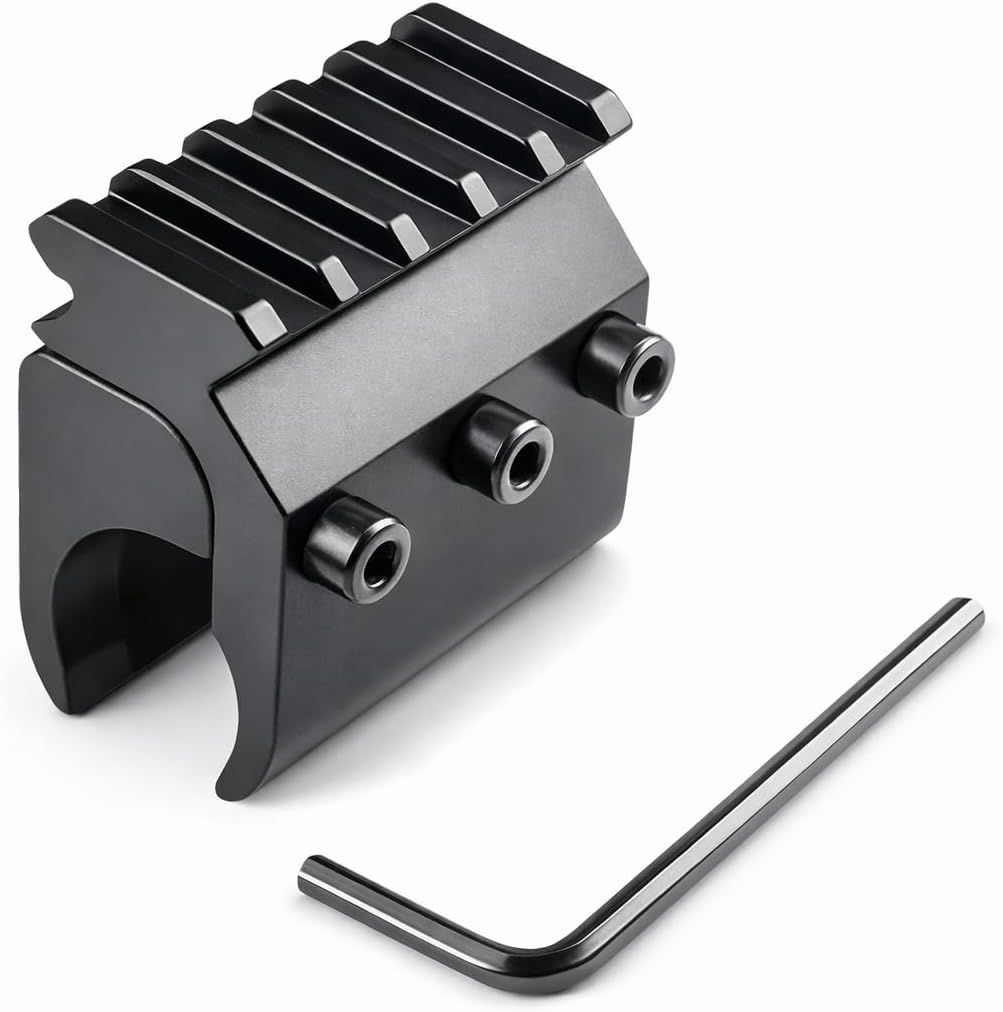 Universal Barrel Scope Mount – 21mm Picatinny Rail Adapter for 0.66"-1.18" Rifle Tubes (Pack of 1 / 2)