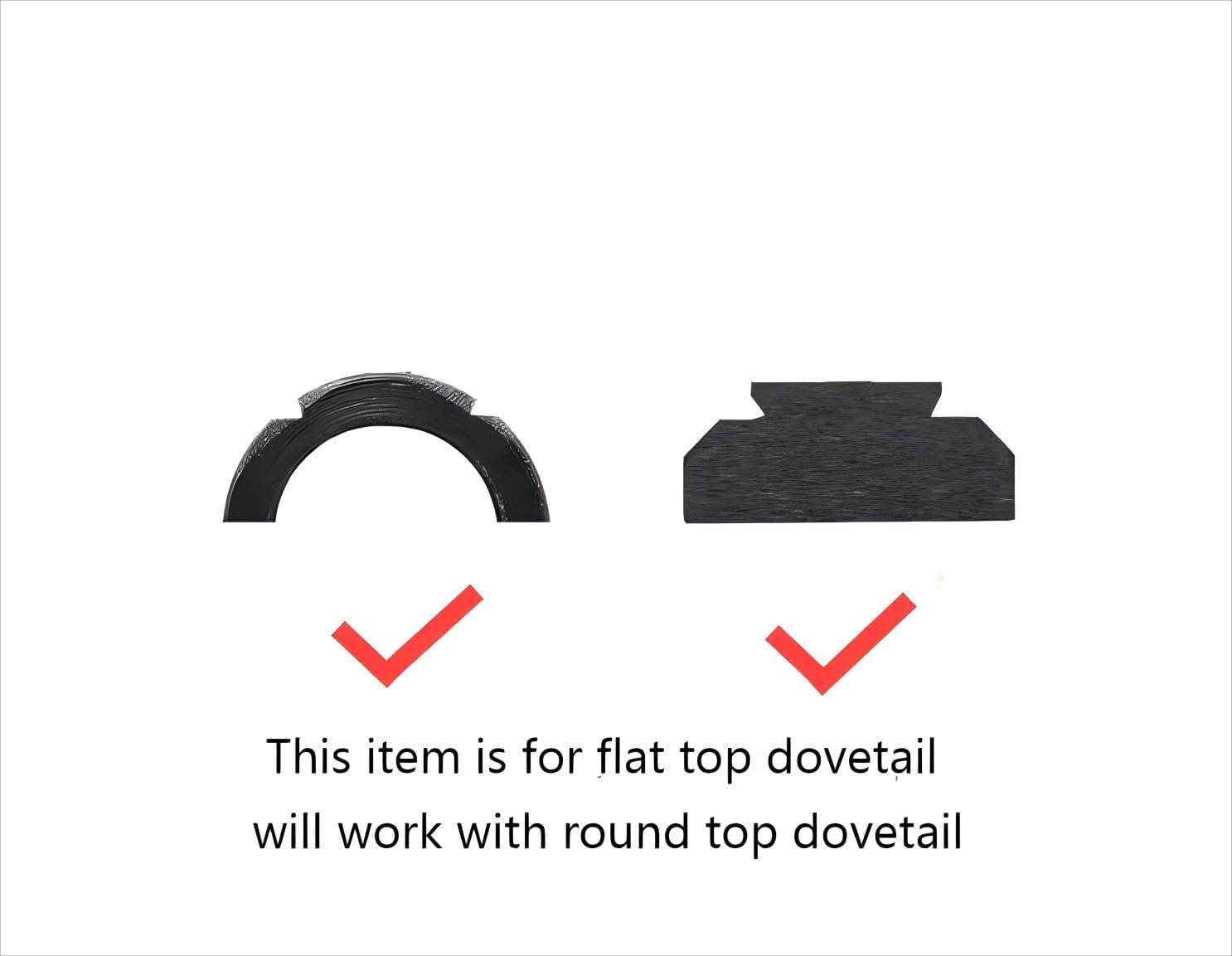 11mm Dovetail to 20mm Picatinny Rail Adapter - 11 Slot Scope Mount Riser for Red Dots & Optics