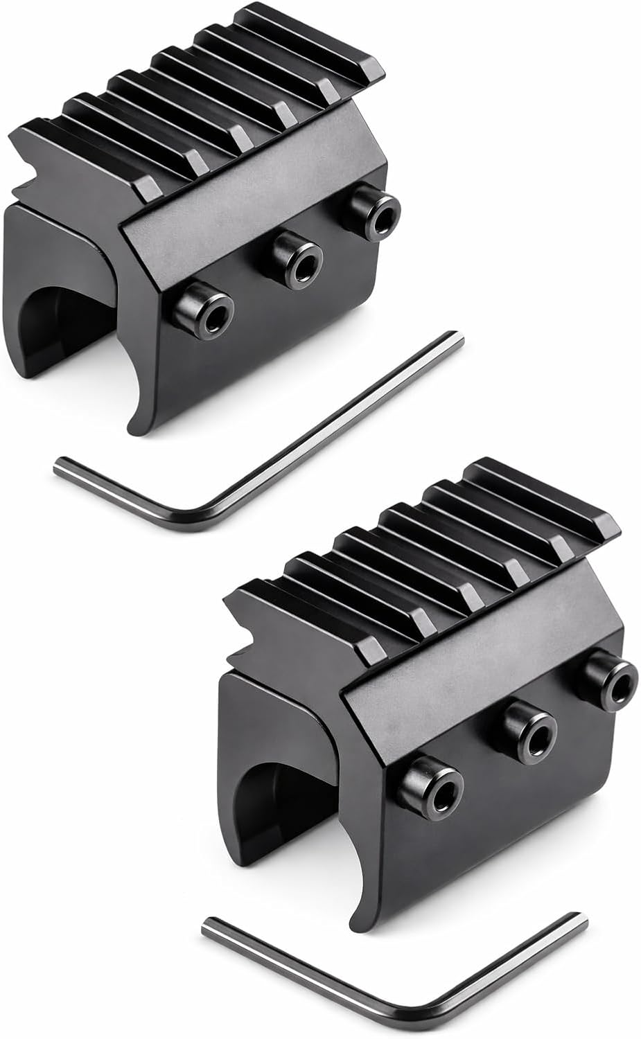Universal Barrel Scope Mount – 21mm Picatinny Rail Adapter for 0.66"-1.18" Rifle Tubes (Pack of 1 / 2)