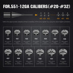 Hunting Optics Bore Sight Kit with 32 Adapters fit 0.17 to 12GA