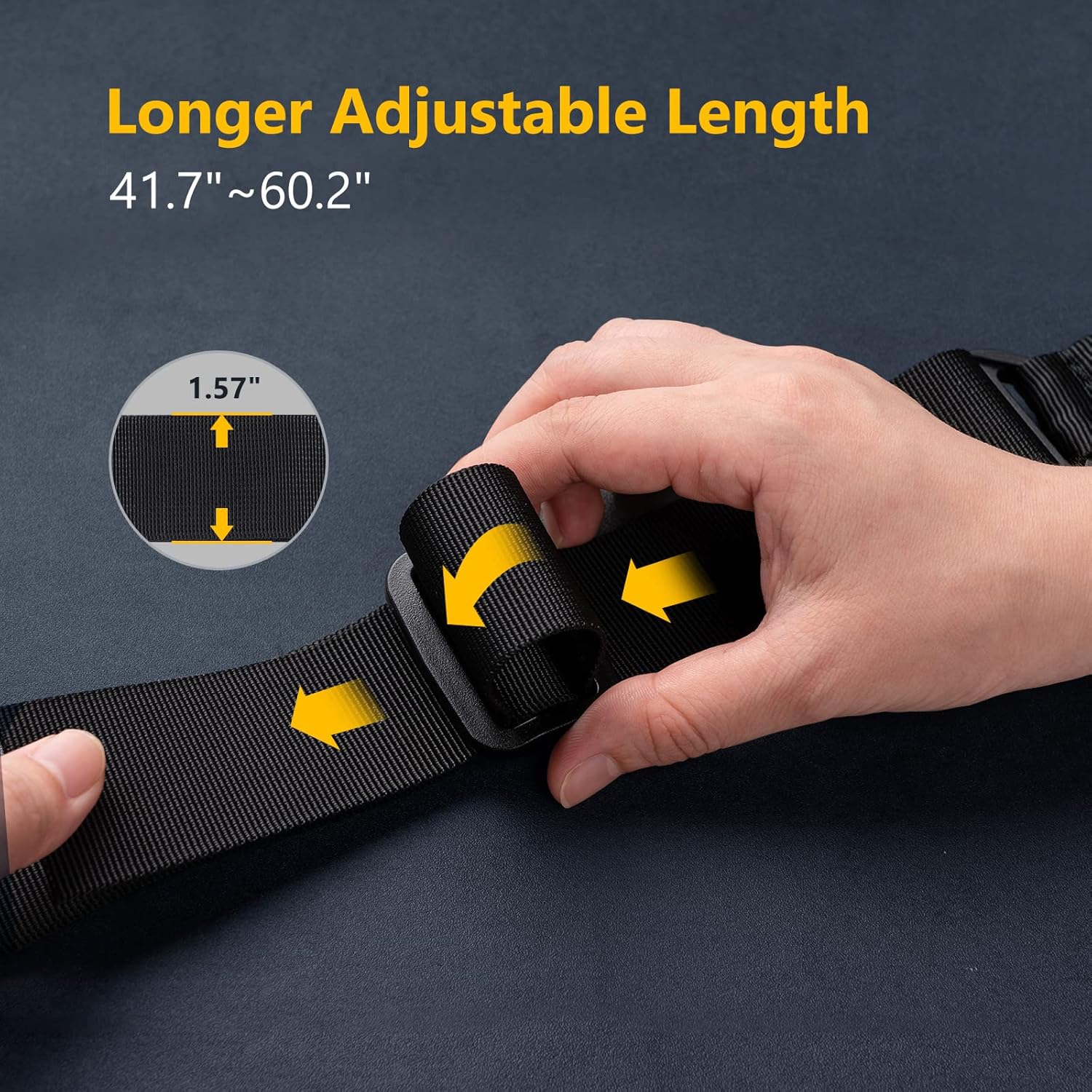 Two-Point Rifle Sling with M-LOK Swivels | Adjustable Nylon Gun Strap