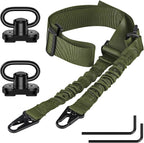 Two-Point Rifle Sling with M-LOK Swivels | Adjustable Nylon Gun Strap
