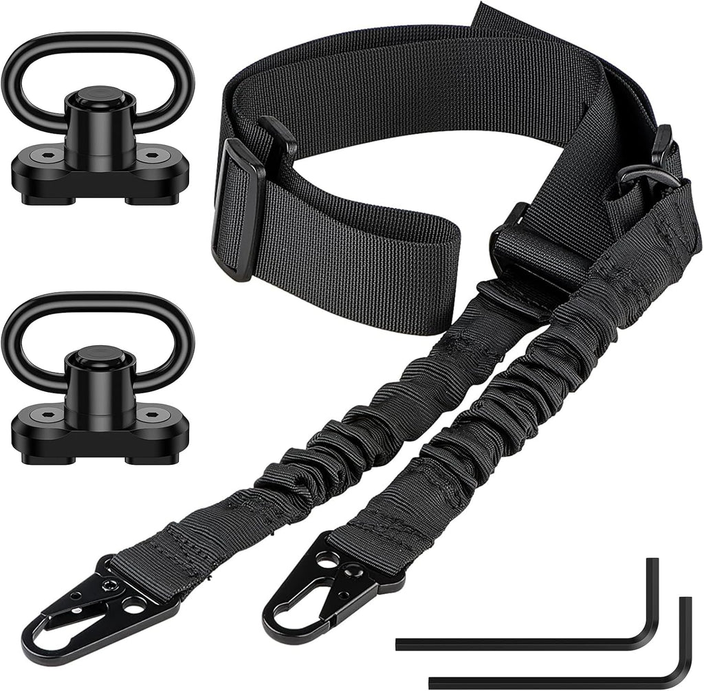 Two-Point Rifle Sling with M-LOK Swivels | Adjustable Nylon Gun Strap