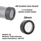 Lens Caps Guard Protectors, Scope Cover & Red Dot Sight Lens Cover, 500 FPS Impact Resistant Lens Protector for Flashlight(2 Pack)