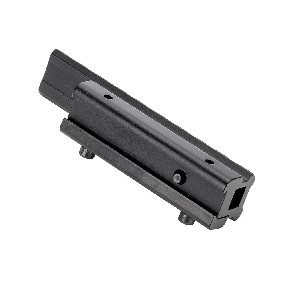 11mm Dovetail to 21mm Picatinny Rail Adapter Mount | 9-Slot, 0.82" Riser, 3.94" Length
