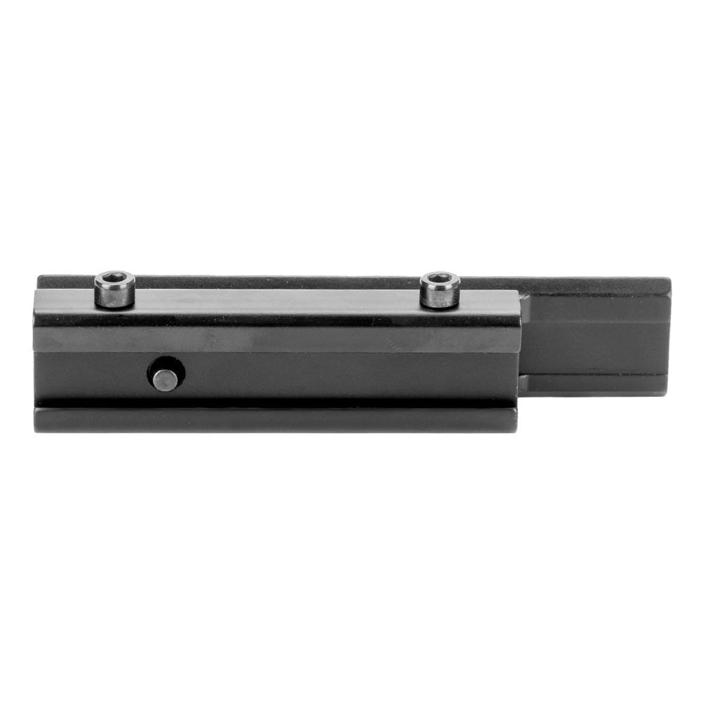 11mm Dovetail to 21mm Picatinny Rail Adapter Mount | 9-Slot, 0.82" Riser, 3.94" Length