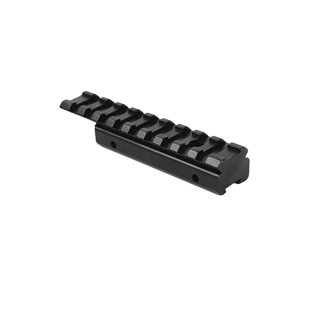 11mm Dovetail to 21mm Picatinny Rail Adapter Mount | 9-Slot, 3.94" Length