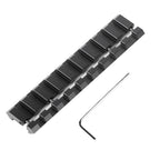 11mm Dovetail to 20mm Picatinny Adapter, Non-Riser Clip, 4/9 Slots Design