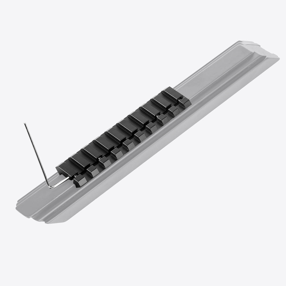 11mm Dovetail to 20mm Picatinny Adapter, Non-Riser Clip, 4/9 Slots Design