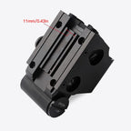 11mm Dovetail to 20mm Picatinny Adapter, Non-Riser Clip, 4/9 Slots Design