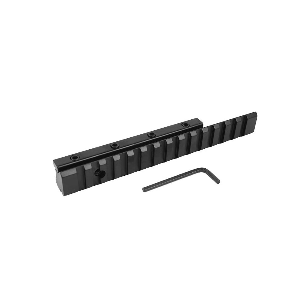 11mm to 7/8" 20mm Dovetail to Picatinny Rail Adapter 155mm length