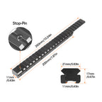 High quality 11mm to 20mm Converter Rail Base Mount  fit Outdoor Hunting Scope laser Sight Accessory 260mm length