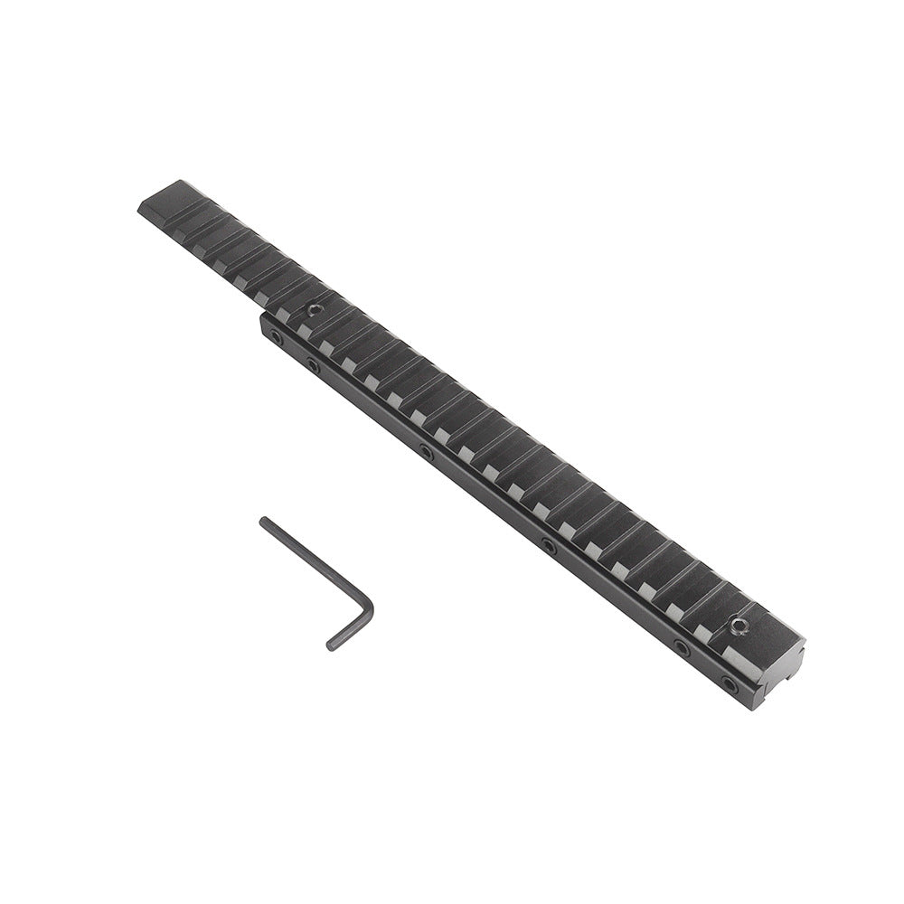 High quality 11mm to 20mm Converter Rail Base Mount  fit Outdoor Hunting Scope laser Sight Accessory 260mm length