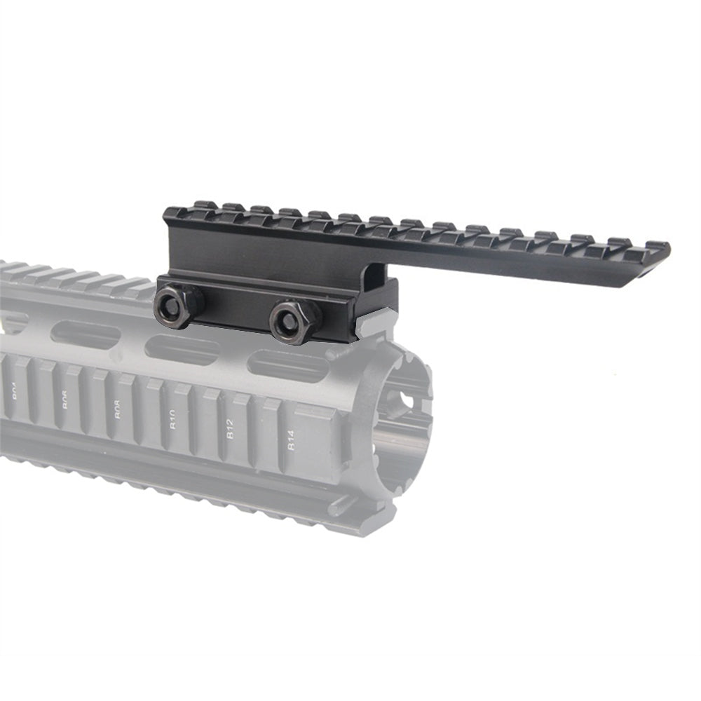 ACEXIER Tactical Extened High Riser Base Flat Top 145mm 14 Slots for 20mm P.ICA-tinny Rail Mount Hunting