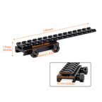 Riser Mount, Tactical High Profile Picatinny Weaver Rail Flat Top Mount Adaptor and Riser for Scopes and Optics, 1" H x 5.7" L, 14 Slots