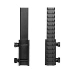 Riser Mount, Tactical High Profile Picatinny Weaver Rail Flat Top Mount Adaptor and Riser for Scopes and Optics, 1" H x 5.7" L, 14 Slots