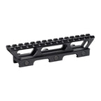 Picatinny Riser 1 inch Rail Riser Mount 5.7 inches Length Black