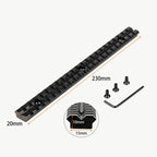 230mm Length 20mm Mount Picatinny Rail of Aluminum Alloy for Hunting Scope and Flashlight Mount