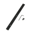 25 Slots and 257mm Length 20mm Mount Picatinny Rail of Aluminum Alloy for Hunting Scope and Flashlight Mount