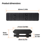 Picatinny Ventilated Rib Rail Scope Mount for The IZH-27 MR-153/155 MP-233 TOZ-120 MTs21-12 TOZ-84 (3.35inch)