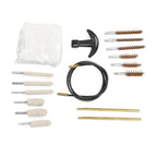 General Pistol Cleaning Kit, 22cal Air Tube Cleaning Kit, 22, 357, 38, 9mm, 40, 45 Caliber Pistol Cleaning Kits, Equipped with Brass Serrated Adapter and Nylon Flexible Cable, Packed in A Storage Box