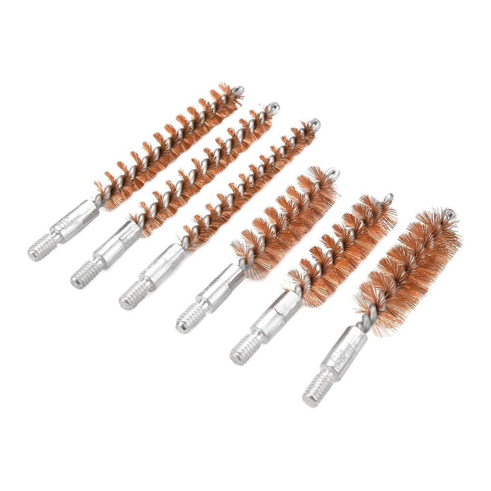 General Pistol Cleaning Kit, 22cal Air Tube Cleaning Kit, 22, 357, 38, 9mm, 40, 45 Caliber Pistol Cleaning Kits, Equipped with Brass Serrated Adapter and Nylon Flexible Cable, Packed in A Storage Box