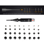 Hunting Optics Bore Sight Kit with 32 Adapters fit 0.17 to 12GA