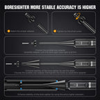 Hunting Optics Bore Sight Kit with 32 Adapters fit 0.17 to 12GA