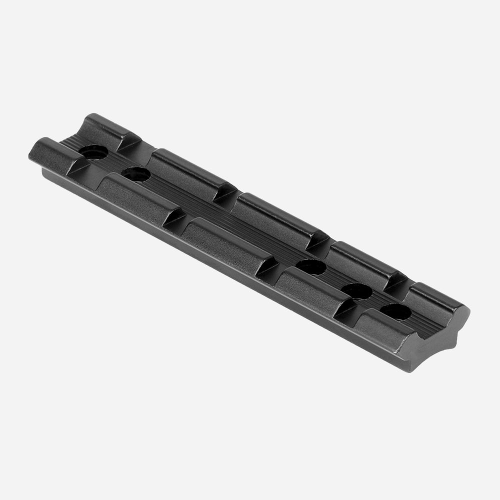 Curved Bottom Low Profile Top Rail Picatinny/Weaver Rail Mount Bases，for Red Dots Mounting Scopes Optics Scope (Black, Dovetail to Weaver Rail Converter)