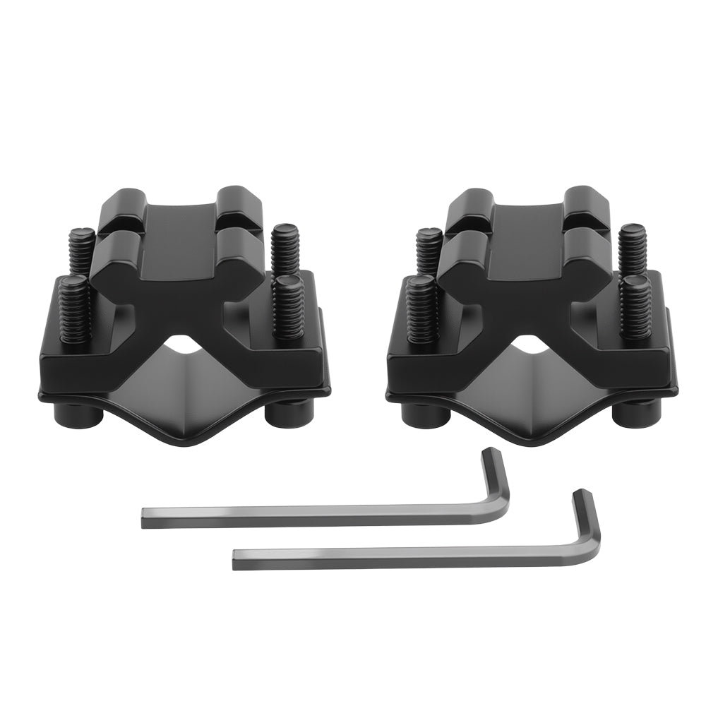 20mm Barrel Rail Mount Tube Adapter, Rifle Gun Laser Flashlight Barrel Clamp, Scope Mount with Barrel Adapter