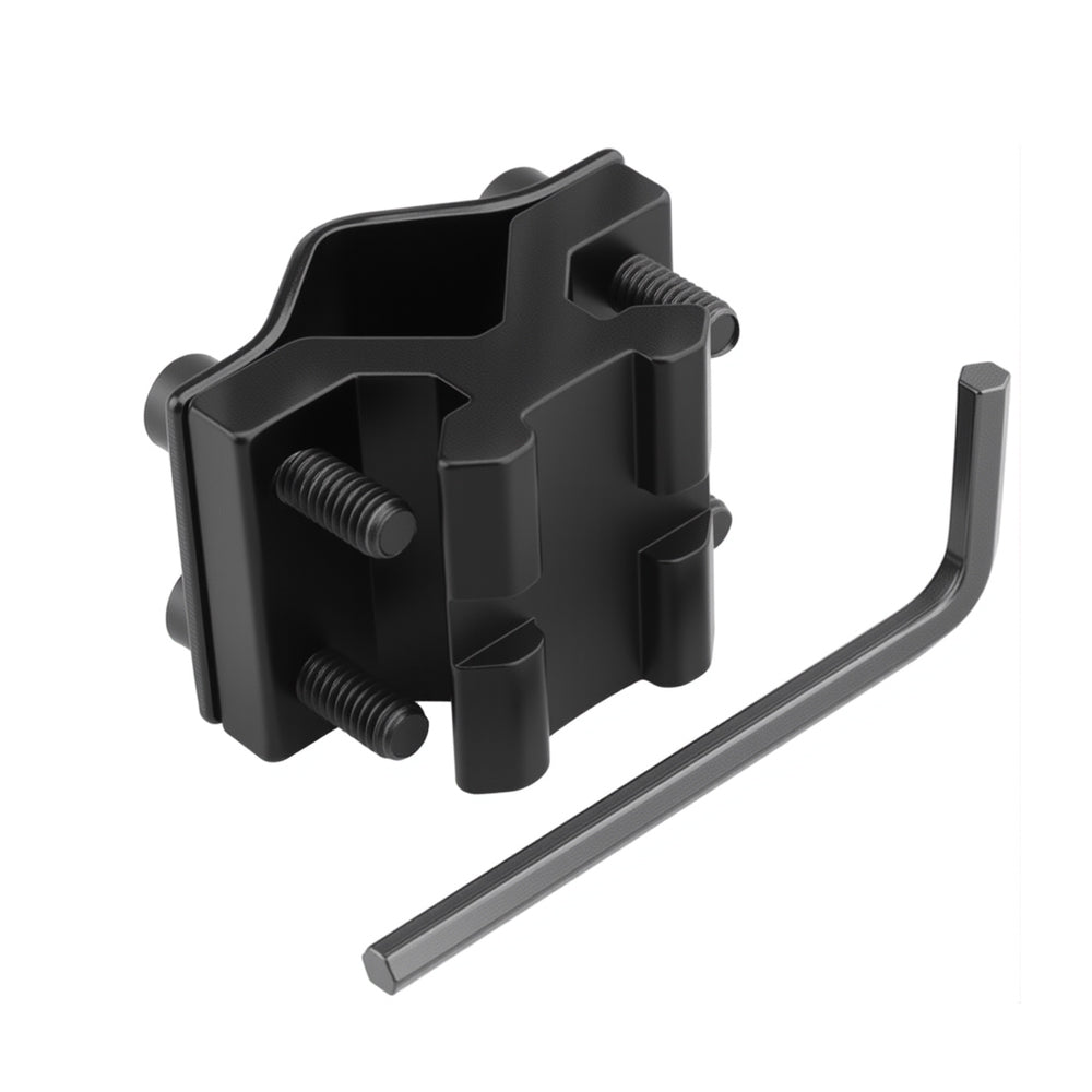 20mm Barrel Rail Mount Tube Adapter, Rifle Gun Laser Flashlight Barrel Clamp, Scope Mount with Barrel Adapter