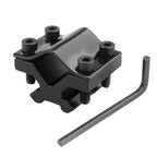 20mm Barrel Rail Mount Tube Adapter, Rifle Gun Laser Flashlight Barrel Clamp, Scope Mount with Barrel Adapter