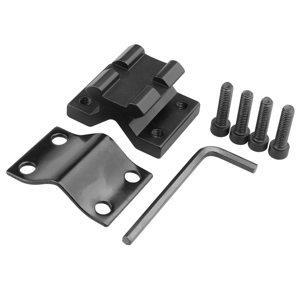 20mm Barrel Rail Mount Tube Adapter, Rifle Gun Laser Flashlight Barrel Clamp, Scope Mount with Barrel Adapter