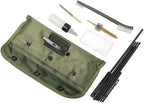 Rifle Gun Cleaning Kit Set Pistol Brushes Cleaner for 5.56mm .223 22LR .22 Cal