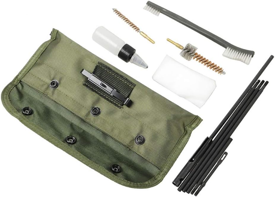 Rifle Gun Cleaning Kit Set Pistol Brushes Cleaner for 5.56mm .223 22LR .22 Cal