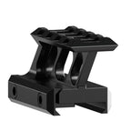 4 Slot Picatinny Riser Mount 1" inch High Profile 45 Degree Angled Forward Extending for Micro Reflex Sight Red Dot Scope