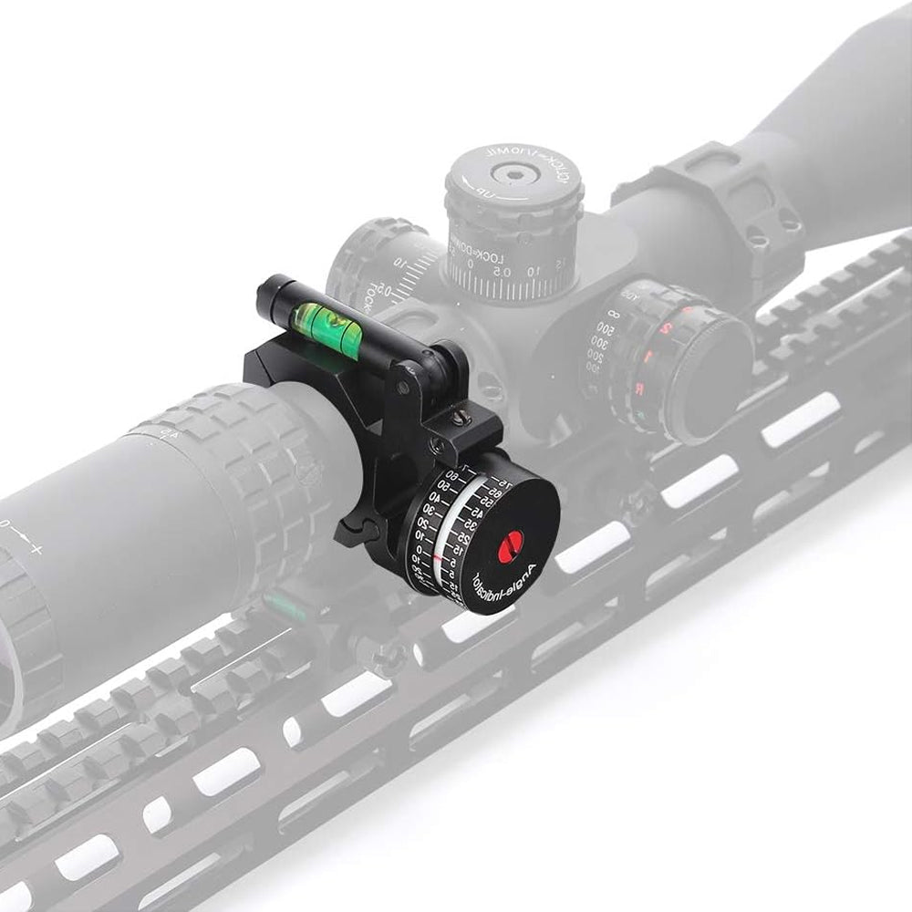 High Accuracy Angle Cosine Indicator Kit and Bubble Level Fit 1 inch 30mm Tube Rifle Scope Mounts Light Weight Made of Aluminum