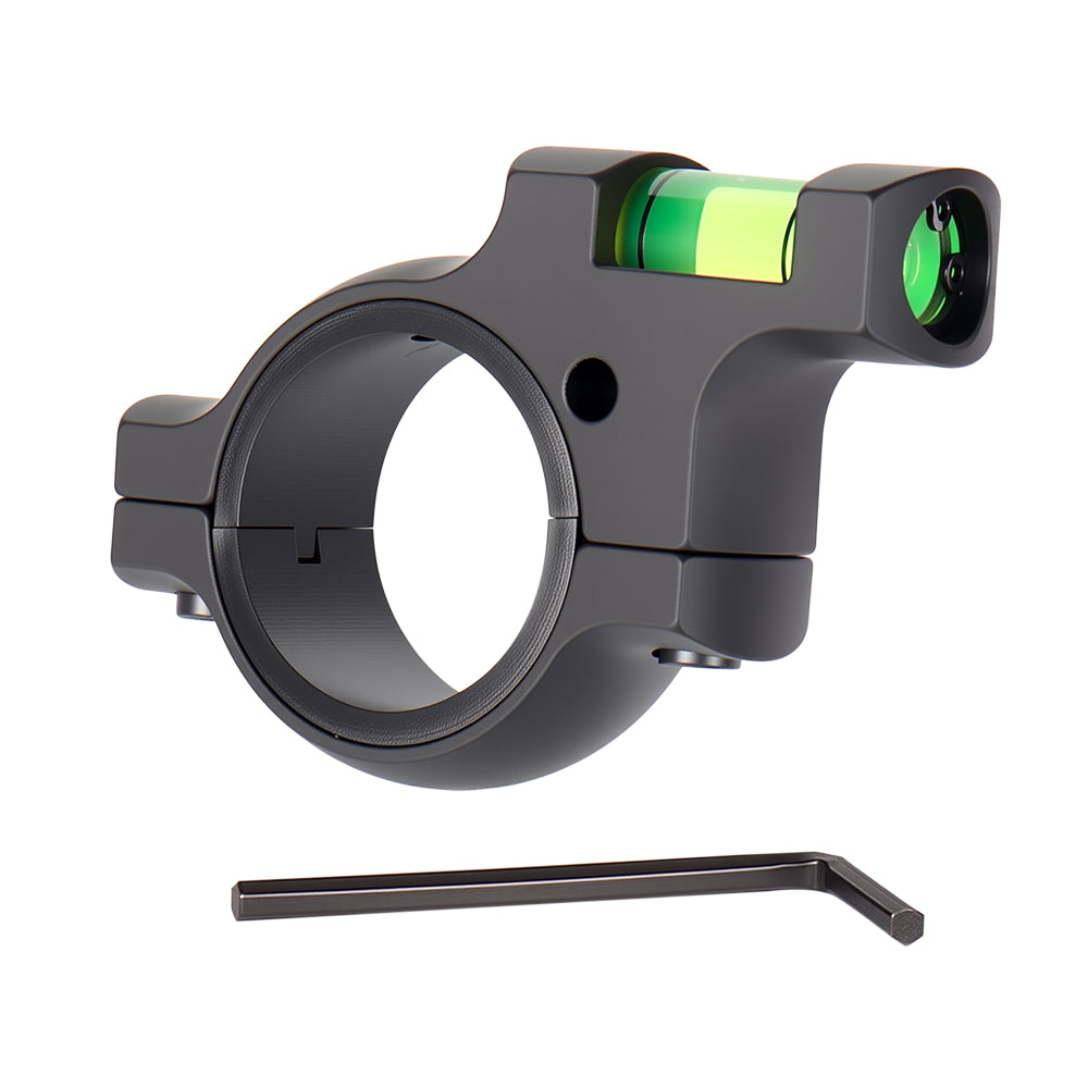 Precision Scope Leveling Kit, Includes 30mm Smooth Alloy Scope Bubble Level Indicator (Anti-Cant) and 1" Ring Reducer, for Precision Shooting, Competition and Hunting