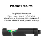 Scope Leveling Kit High Precision Bubble Scope Rail Level, Professional Bubble Scope Leveling System
