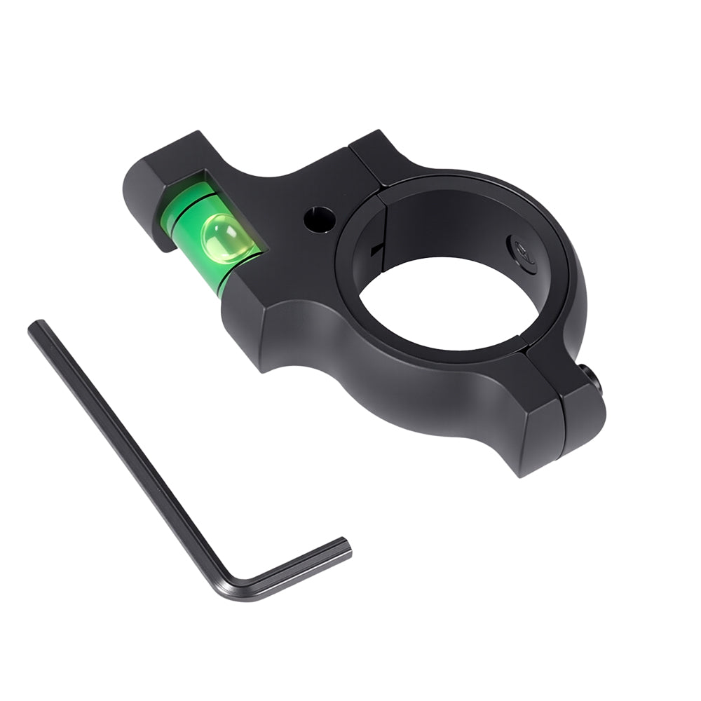Precision Scope Leveling Kit, Includes 30mm Smooth Alloy Scope Bubble Level Indicator (Anti-Cant) and 1" Ring Reducer, for Precision Shooting, Competition and Hunting