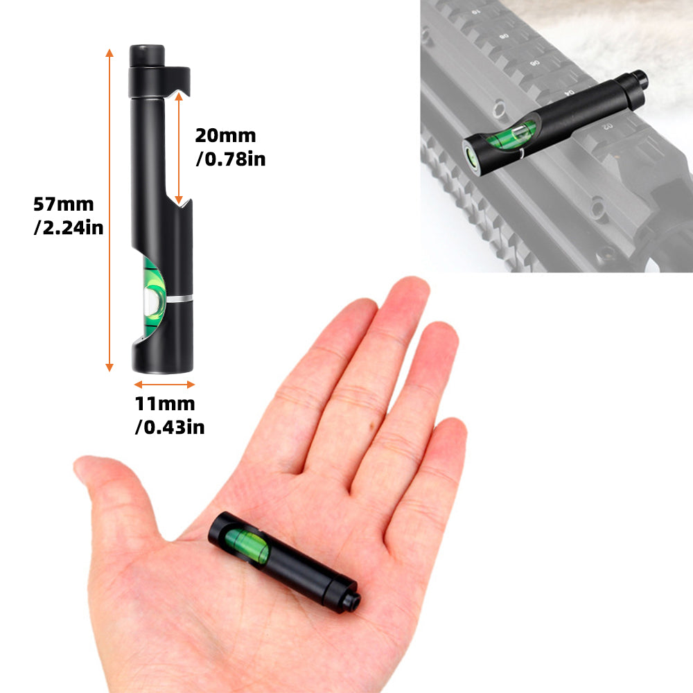 Scope Leveling Kit High Precision Bubble Scope Rail Level, Professional Bubble Scope Leveling System