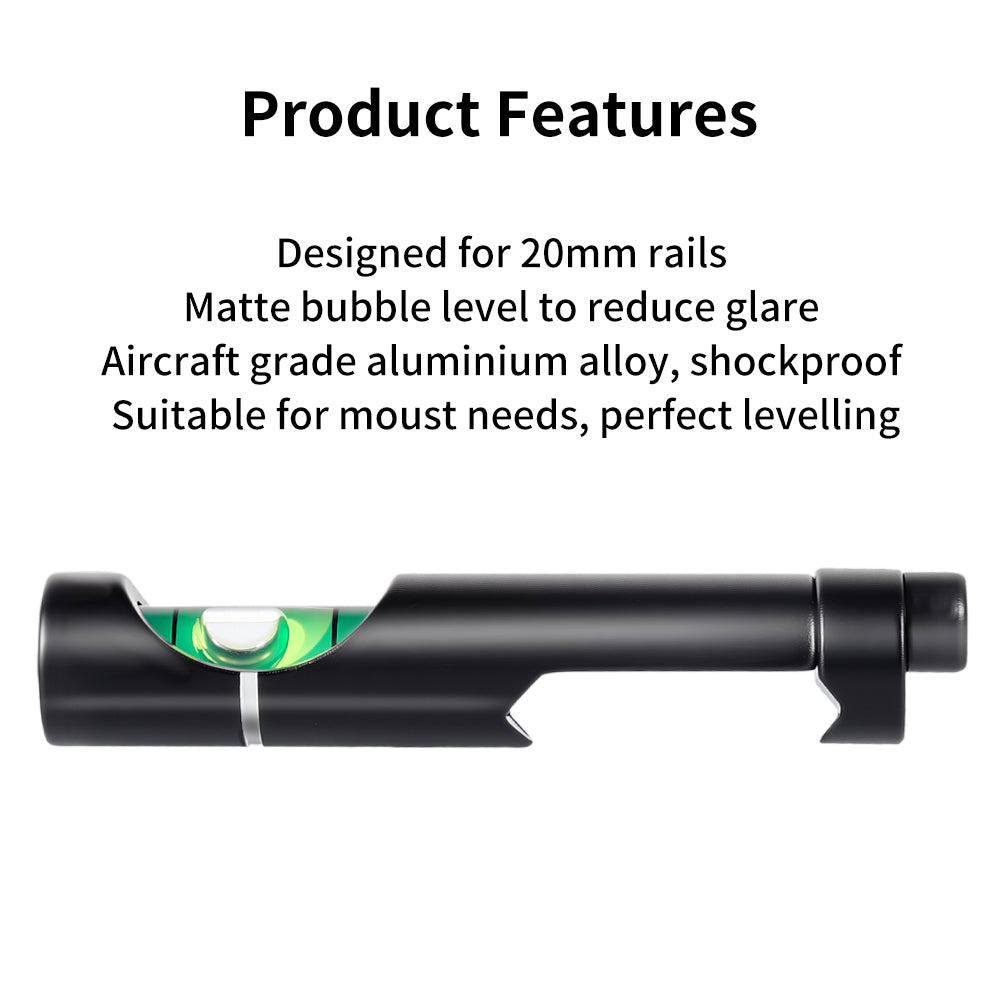 Scope Leveling Kit High Precision Bubble Scope Rail Level, Professional Bubble Scope Leveling System
