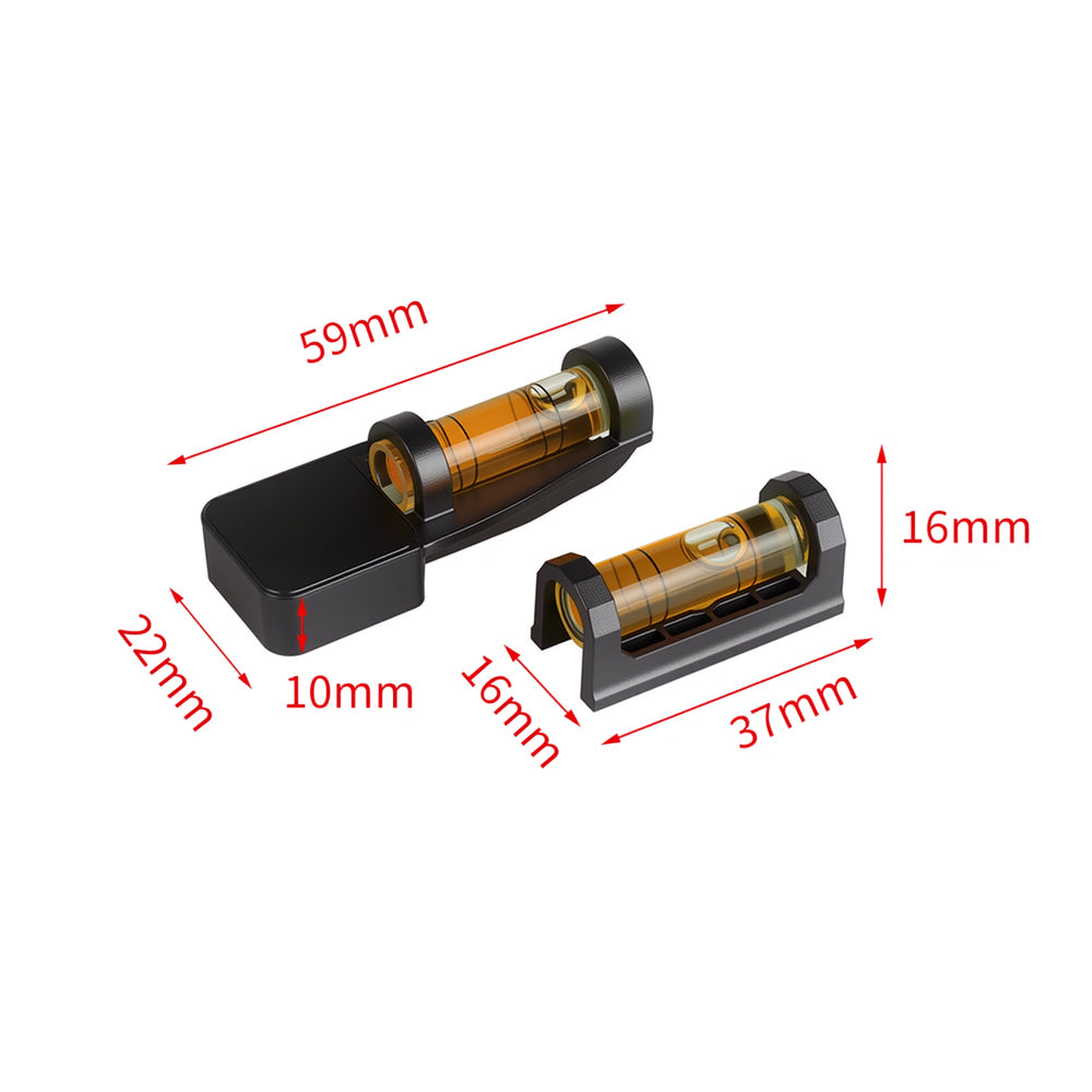 Engineering Level, Mounting Leveling Tool with Magnetic Base and Adaptable Design for Scope Mounting, Gunsmithing, and Maintenance, Color may vary
