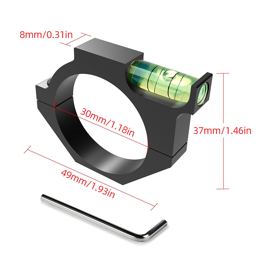25/30/34mm Tube Anti-Cant Rifle Scope Bubble Level for Precision Long-Range Shooting