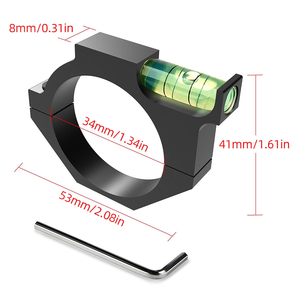 25/30/34mm Tube Anti-Cant Rifle Scope Bubble Level for Precision Long-Range Shooting