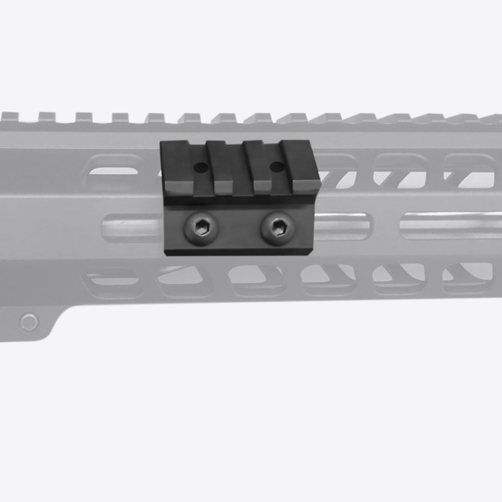 45 Degree Offset Rail Mount for M-Rails, 3 Slots 5 Slots Offset Light/Optic Picatinny Rail Mount fit for Mlock