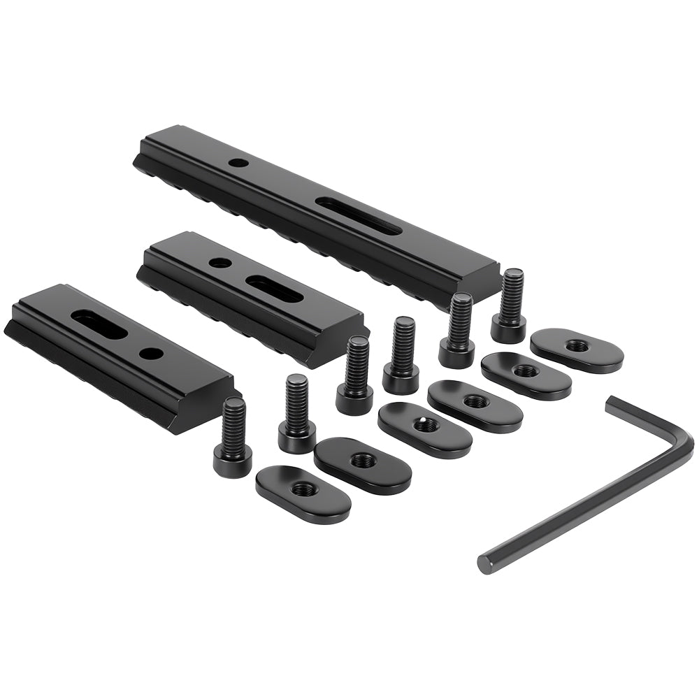 Aluminum Slotted Made Picatinny Section Kit Set for MOE Hand Guards Tactical