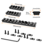 Aluminum Slotted Made Picatinny Section Kit Set for MOE Hand Guards Tactical
